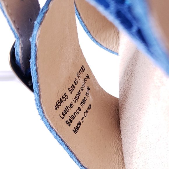 NEW Sanita 40 Blue Daisy Sandals Size 10 - Picture 7 of 16